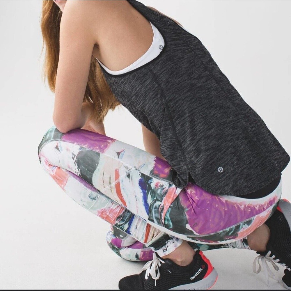 Lululemon Pants Size 4 Speed Tight III All Full-On Luxtreme Pigment Wave - Picture 3 of 7